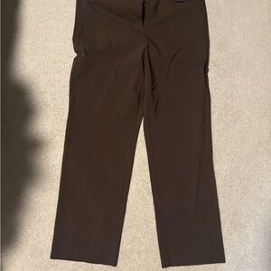 Lane Bryant Brown Dress Pants Straight-Leg